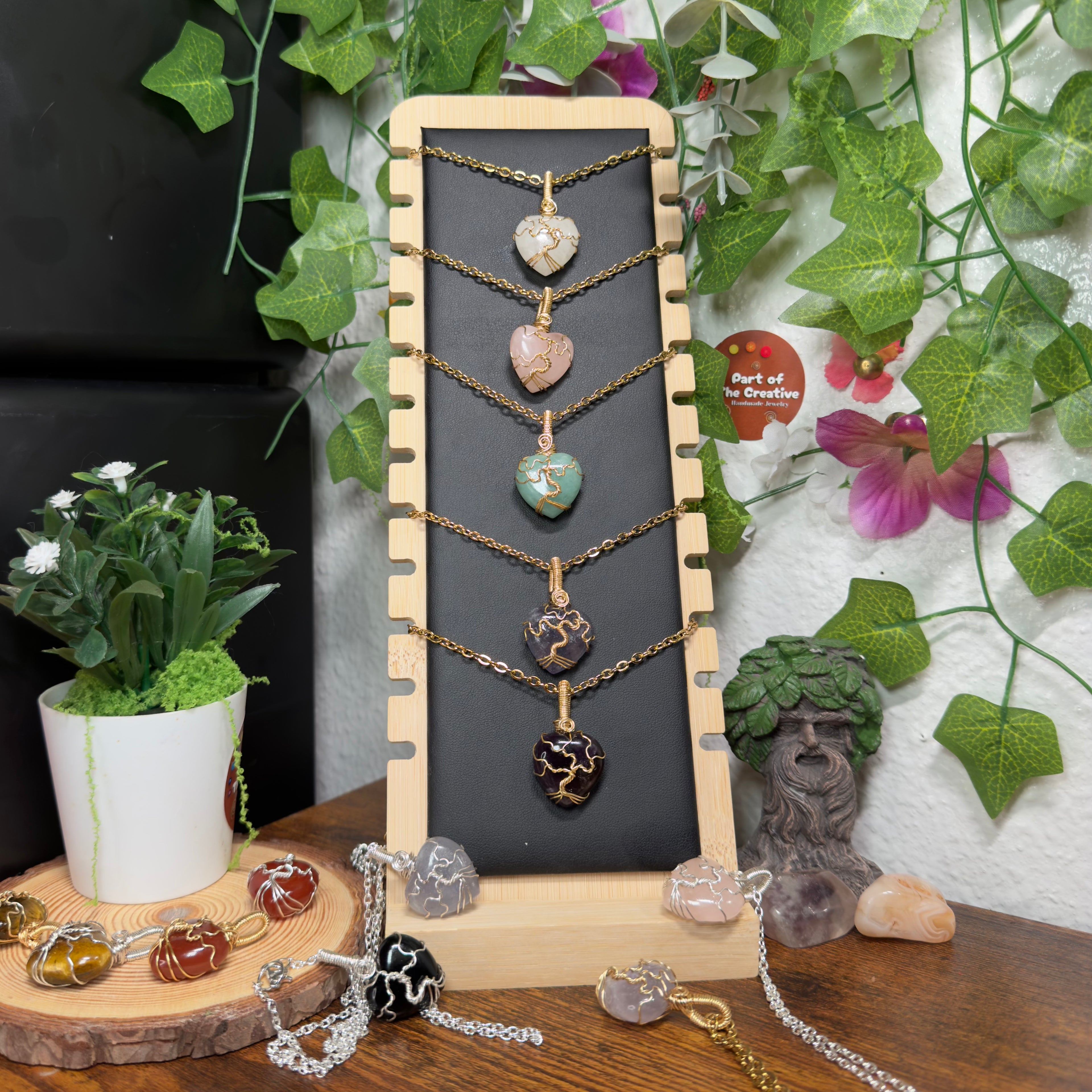 Heart Tree Pendants