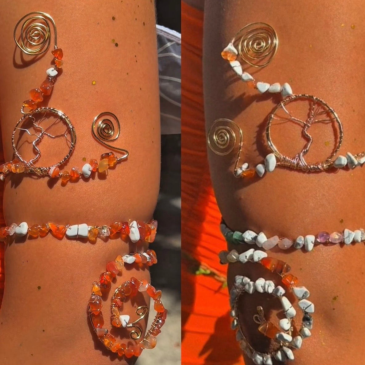 Carnelian Tree Adjustable Arm Cuff
