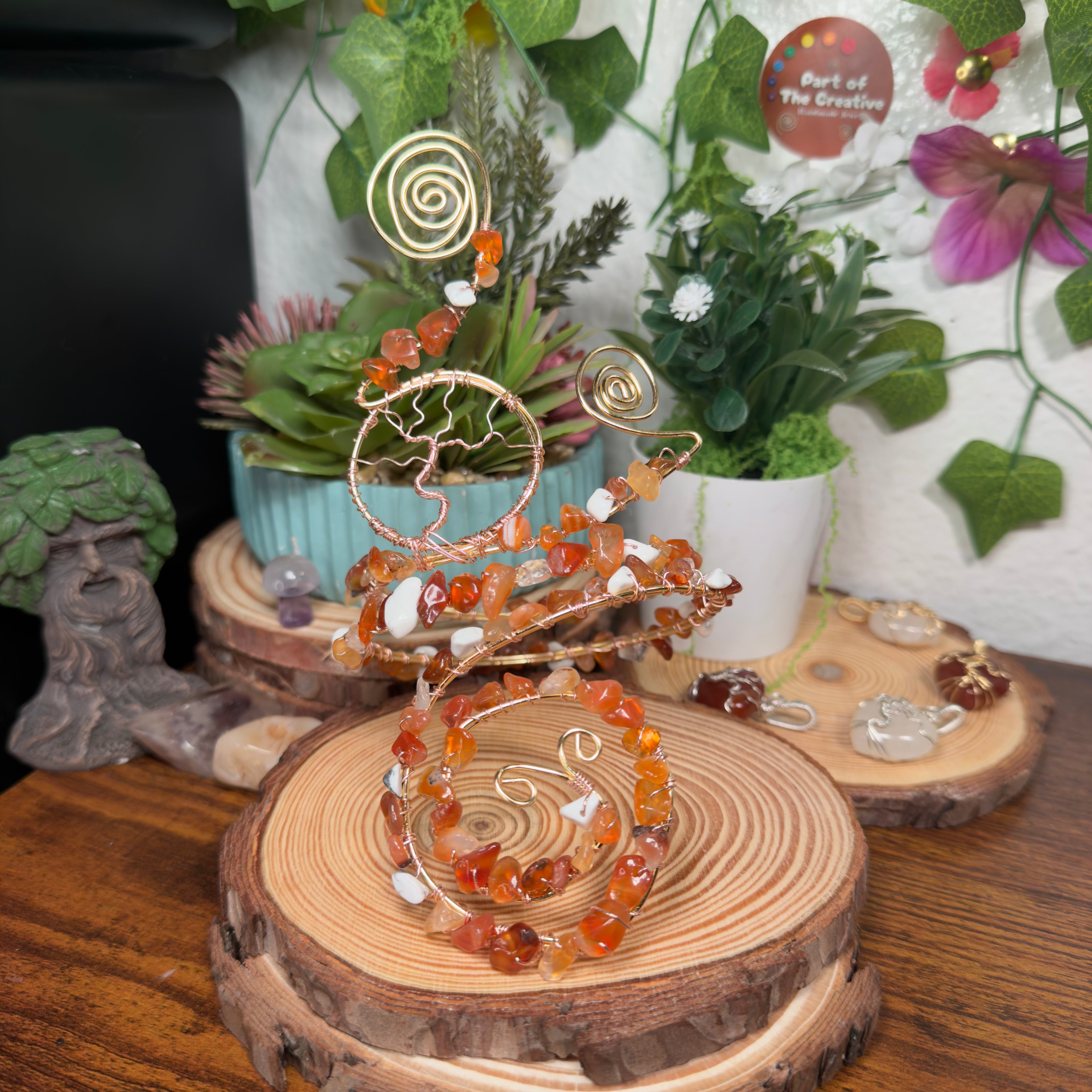 Carnelian Tree Adjustable Arm Cuff